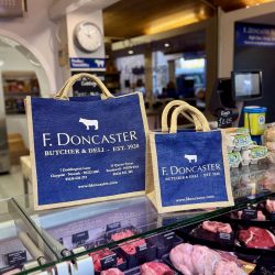 F. Doncaster Hessian Bag